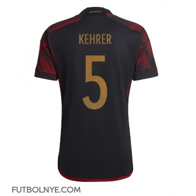 Camiseta Alemania Thilo Kehrer #5 Visitante Equipación Mundial 2022 manga corta